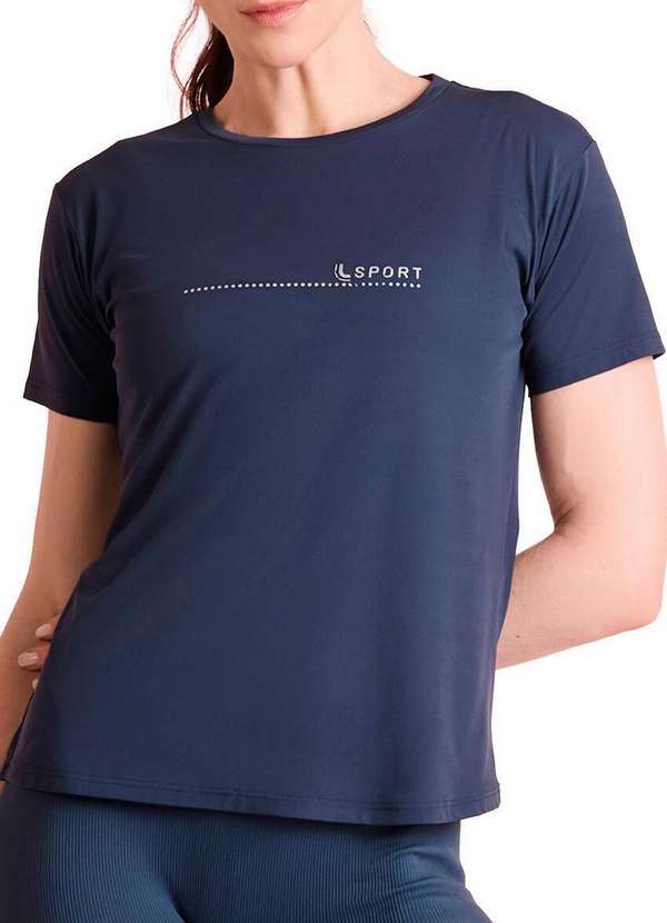 Lupo - Camiseta Feminina Lupo 77052-005 2660-Azul
