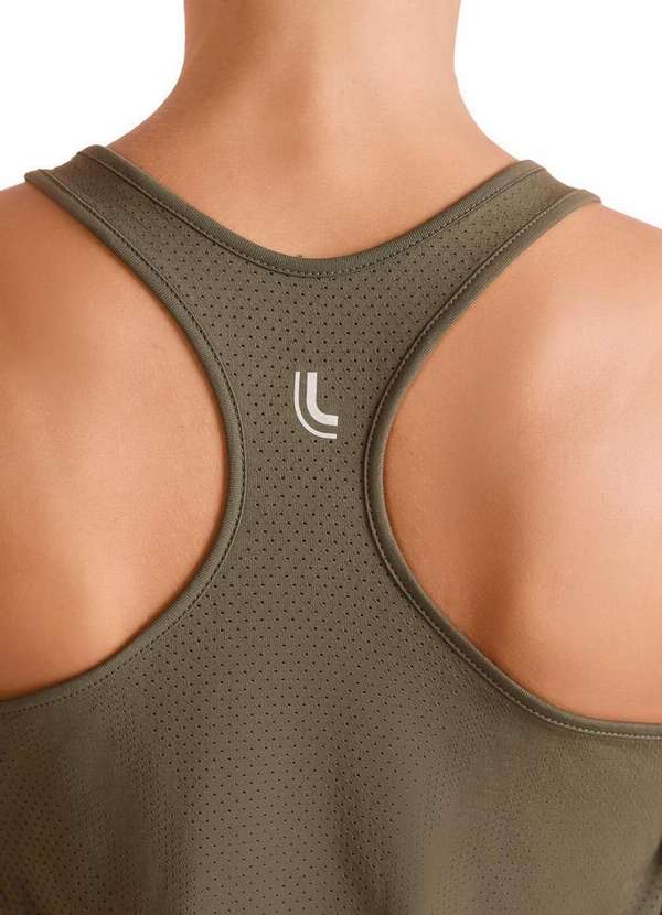 Lupo - Camiseta Feminina Regata Lupo 71133-001 4600-Verde-Militar 3