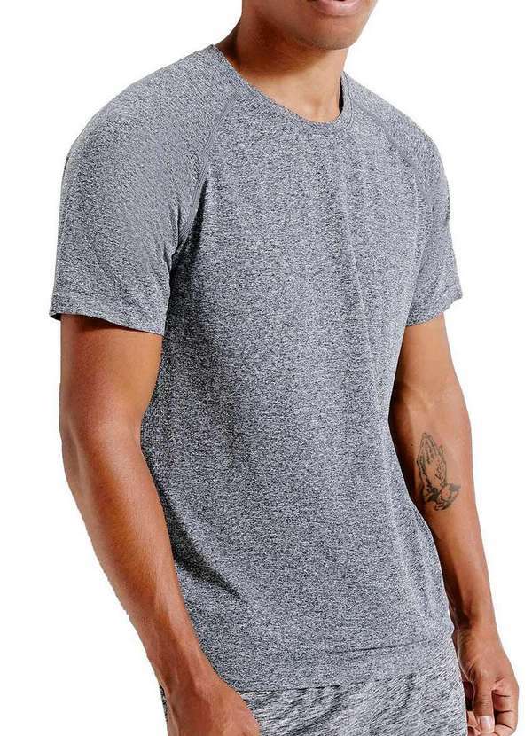 Hering - Camiseta Masculina Hering Sc96 Md3-Preto-Mescla