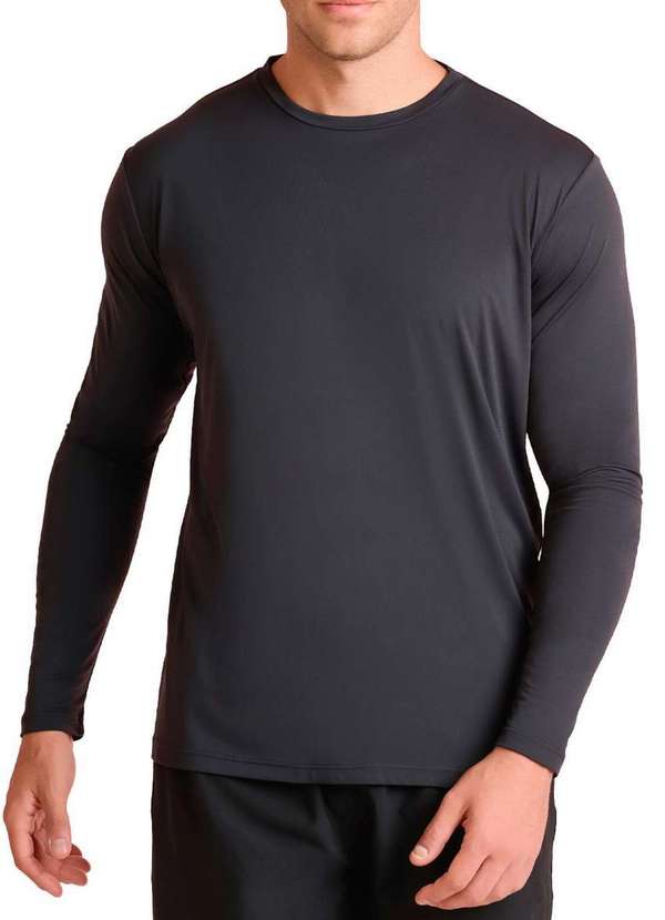 Lupo - Camiseta Masculina Repelente Uv 77031-002 9990-Preto
