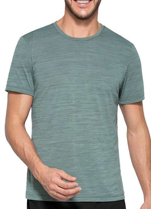 Enfim - Camiseta Masculina Slim Enfim 1000100242 70099-Verde