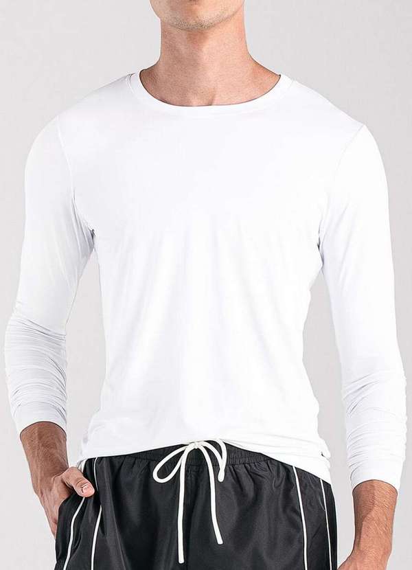 Enfim - Camiseta Masculina Uv Enfim 1000087017 00001-Branco