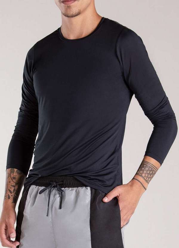 Enfim - Camiseta Masculina Uv Enfim 1000087017 00004-Preto