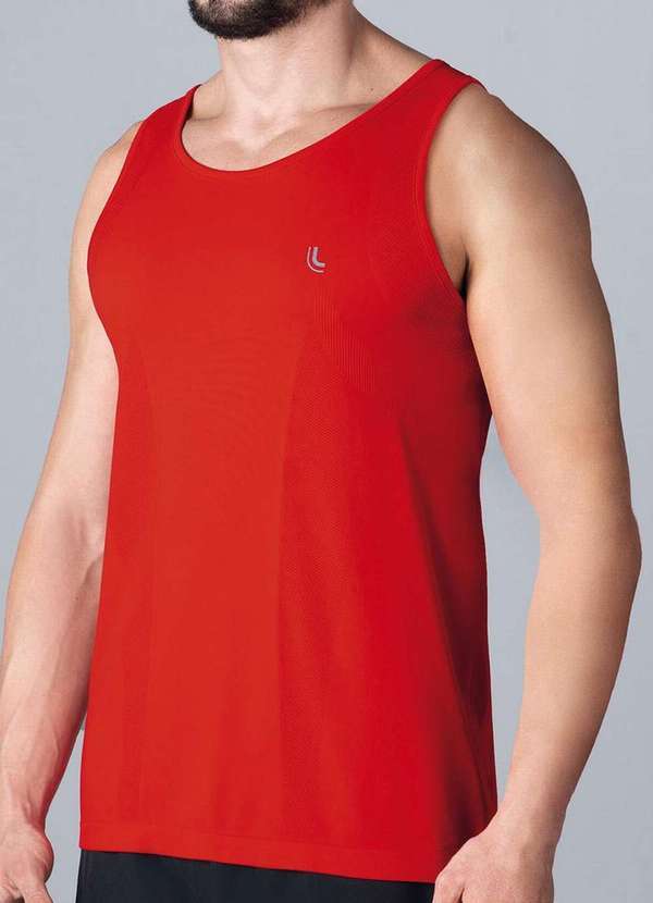 Lupo - Camiseta Regata Masculina Running Lupo 70000-001 0730-Pomodoro