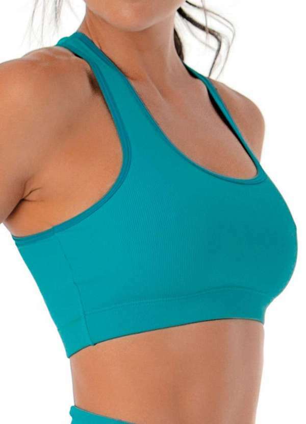 Demillus - Top Feminino Demillus 61555 30-Azul-Caribe