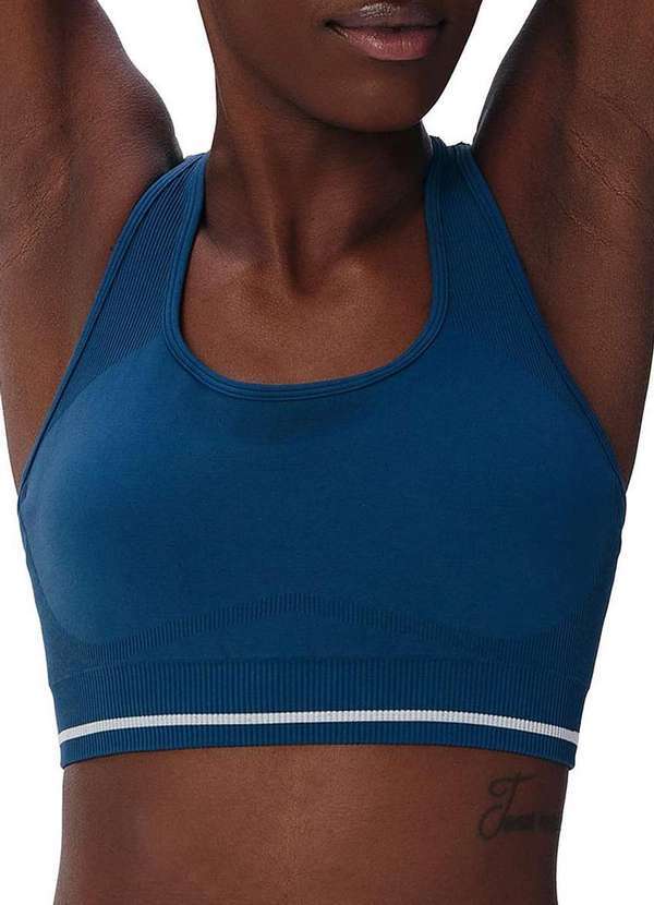 Hering - Top Feminino Hering Sc1y Az2-Azul-Médio