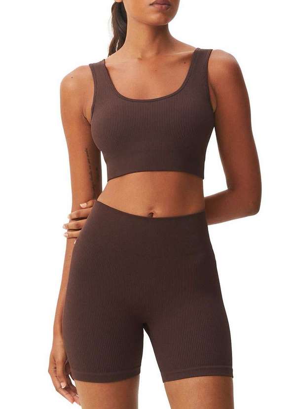 Hering - Top Feminino Hering Sc34 1a-Marrom 3