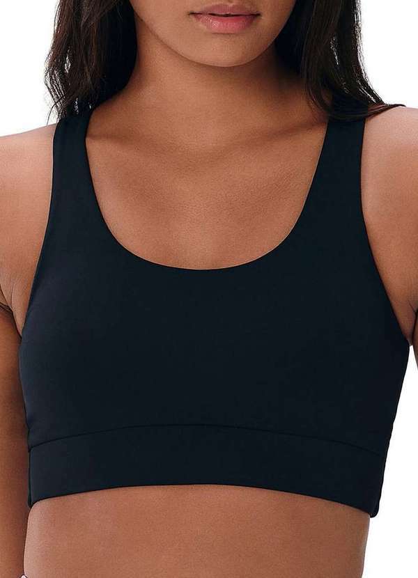 Hering - Top Feminino Hering Sc4z N10-Preto