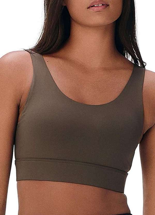 Hering - Top Feminino Hering Sc75 1m-Verde-Militar