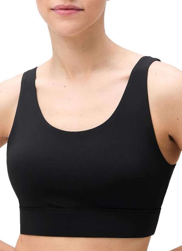 Hering - Top Feminino Hering Sc75 N10-Preto