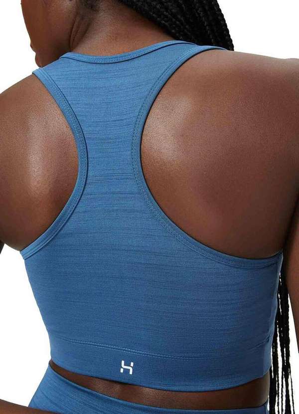 Hering - Top Feminino Hering Sn7g Mx4-Azul-Mescla 2