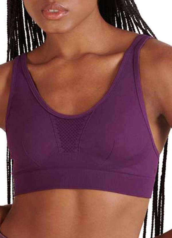 Lupo - Top Feminino Attack Lupo 71401-001 5960-Roxo-Uva