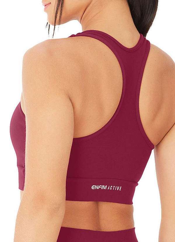 Enfim - Top Feminino Nadador Enfim 1000121433 00031-Rosa 2