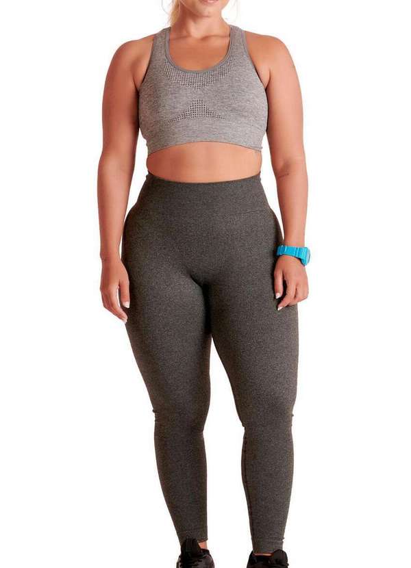 Lupo - Top Feminino Nadador Lupo 71851-001 8000-Cinza-Mescla 3