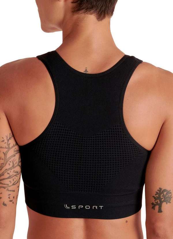 Lupo - Top Feminino Nadador Lupo 71851-001 9990-Preto 2