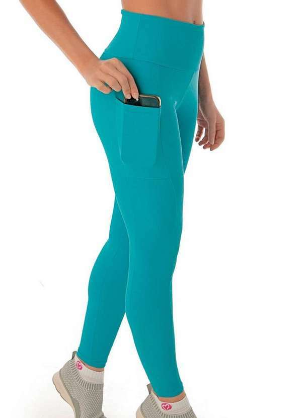 Demillus - Legging Feminina Demillus 000148 30-Azul-Caribe