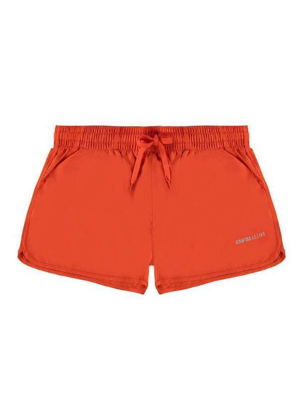 Enfim - Shorts Feminino Enfim 1000086813 00401-Laranja-Escuro
