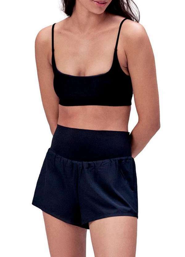 Hering - Shorts Feminino Hering Sc2l N10-Preto 3