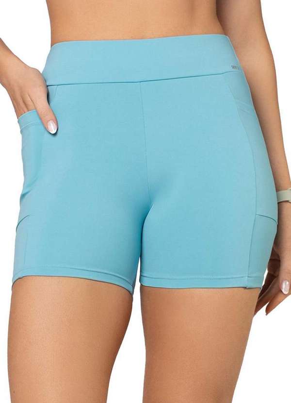 Selene - Shorts Feminino Selene 24807-002 150-Azul