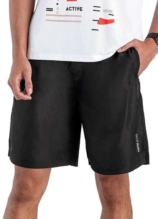 Enfim - Bermuda Masculina Enfim 1000100351 00004-Preto