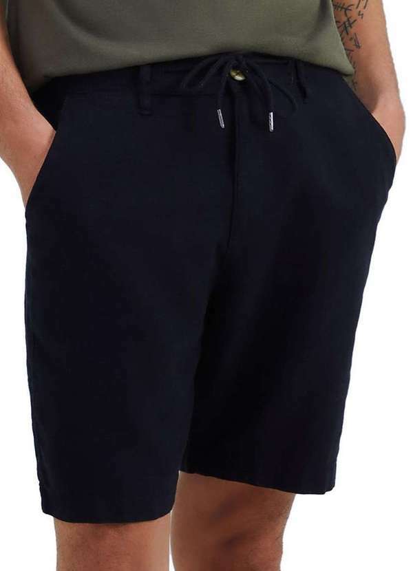 Hering - Bermuda Masculina Hering Kg2x 1c-Preto