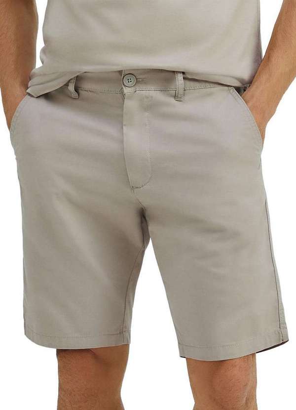 Hering - Bermuda Masculina Hering Ktnu Hmj-Marrom-Claro