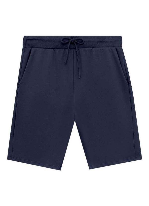 Malwee - Bermuda Masculina Moletom Malwee 1000052229 02023-Marinho 2