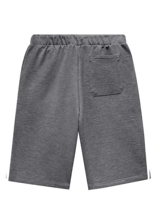 Malwee - Bermuda Masculina Moletom Malwee 1000052229 60000-Grafite 4