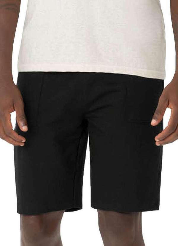 Malwee - Bermuda Masculina Moletom Malwee 1000120668 00004-Preto