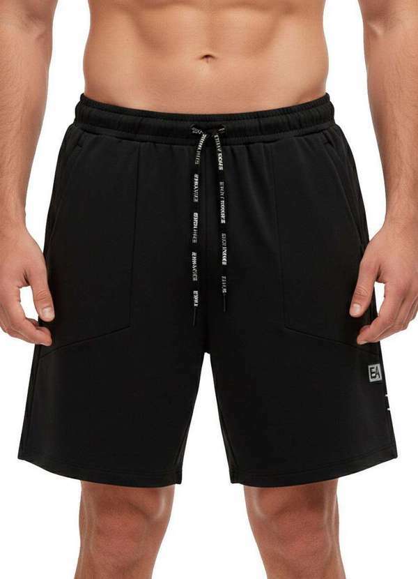 Enfim - Bermuda Masculina Reta Enfim 1000124225 00004-Preto