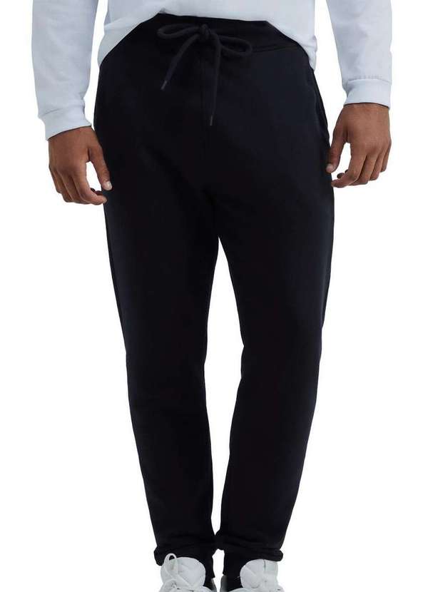 Hering - Calça Masculina Moletom Hering 05m3 N10-Preto