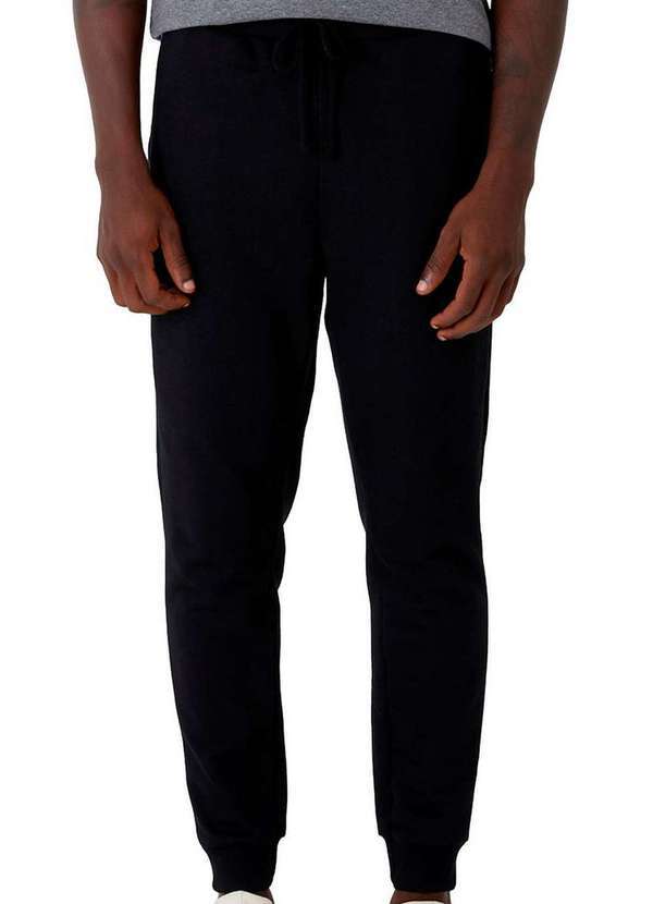 Malwee - Calça Masculina Moletom Malwee 1000097699 00004-Preto