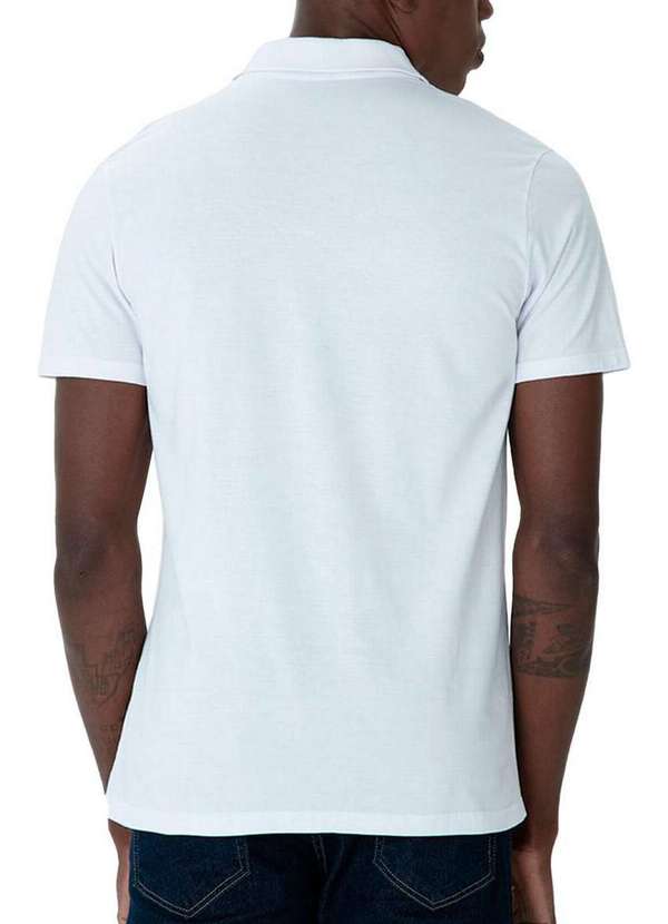 Malwee - Camiseta Polo Masculina Malwee 1000004430 00001-Branco 2