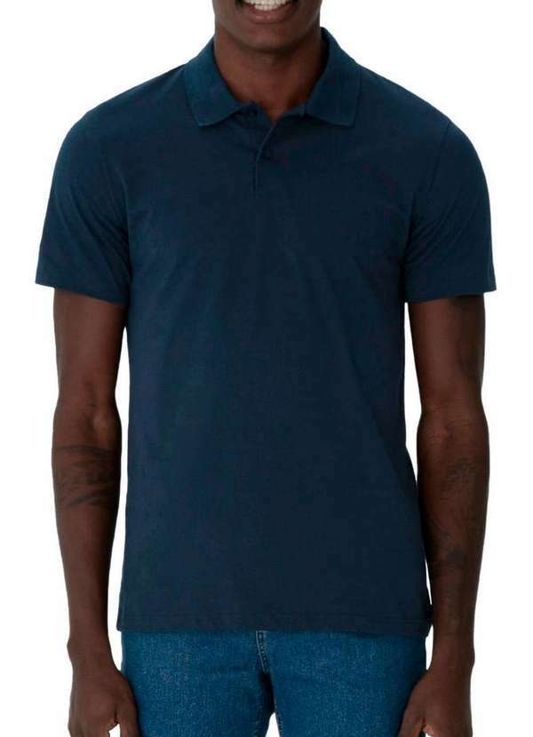 Malwee - Camiseta Polo Masculina Malwee 1000004430 02023-Marinho