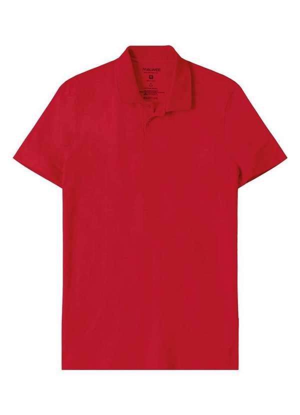 Malwee - Camiseta Polo Masculina Malwee 1000004430 02226-Vermelho 3