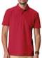 Malwee - Camiseta Polo Masculina Malwee 1000004430 00001-Branco - variação: 02226-Vermelho