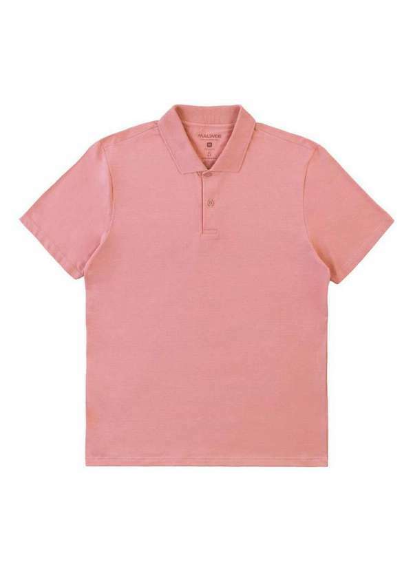 Malwee - Camiseta Polo Masculina Malwee 1000004430 00152-Rosa