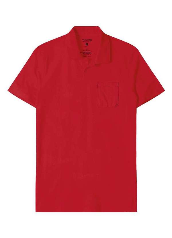 Malwee - Camiseta Polo Masculina Malwee 4429 00845-Azul 5