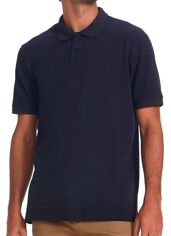 Hering - Kit com 2 Camisetas Polo Masculina Hering N3a7 Marinho 2