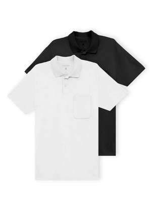 Kit com 2 Camisetas Polo Masculina Malwee 1000004429 - MALWEE