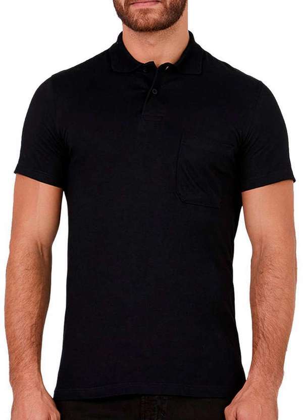 Malwee - Kit com 2 Camisetas Polo Masculina Malwee 1000004429 Branco-Preto 3