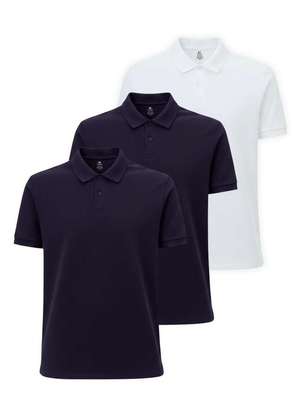 Kit com 3 Camisetas Polo Masculina Hering N3a7 - HERING
