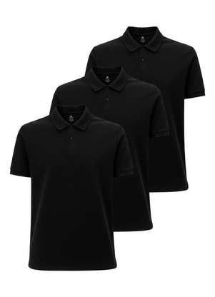Kit com 3 Camisetas Polo Masculina Hering N3a7 - HERING