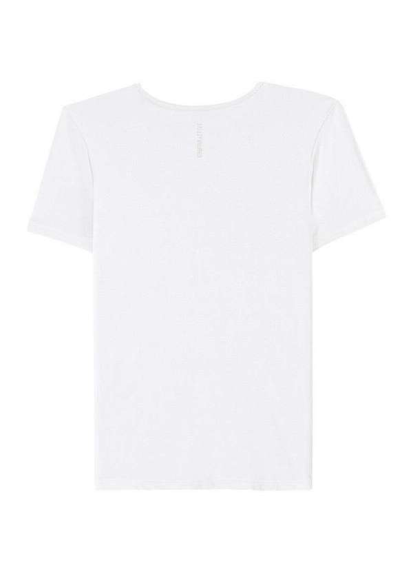Enfim - Camiseta Masculina Slim Enfim 1000087016 00001-Branco 3