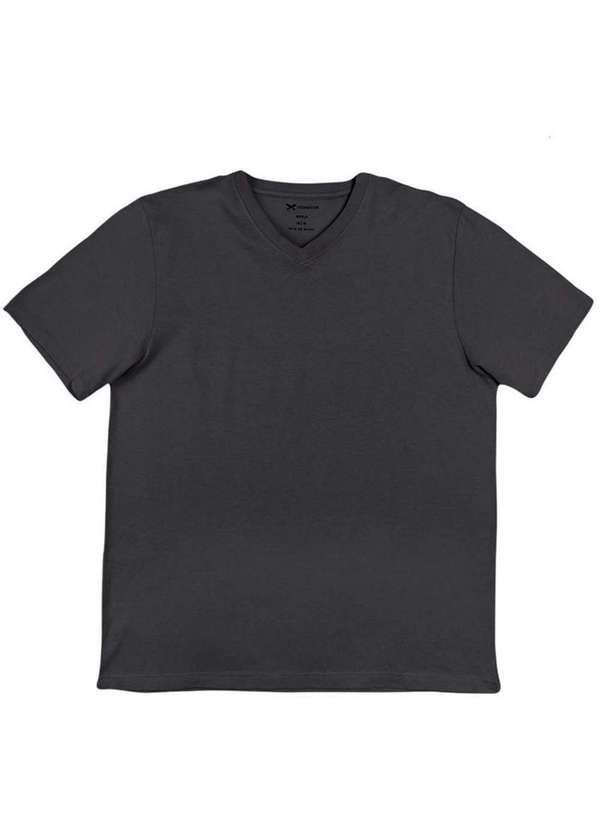 Hering - Camiseta Masculina Hering 022b Md3-Cinza-Chumbo- 2