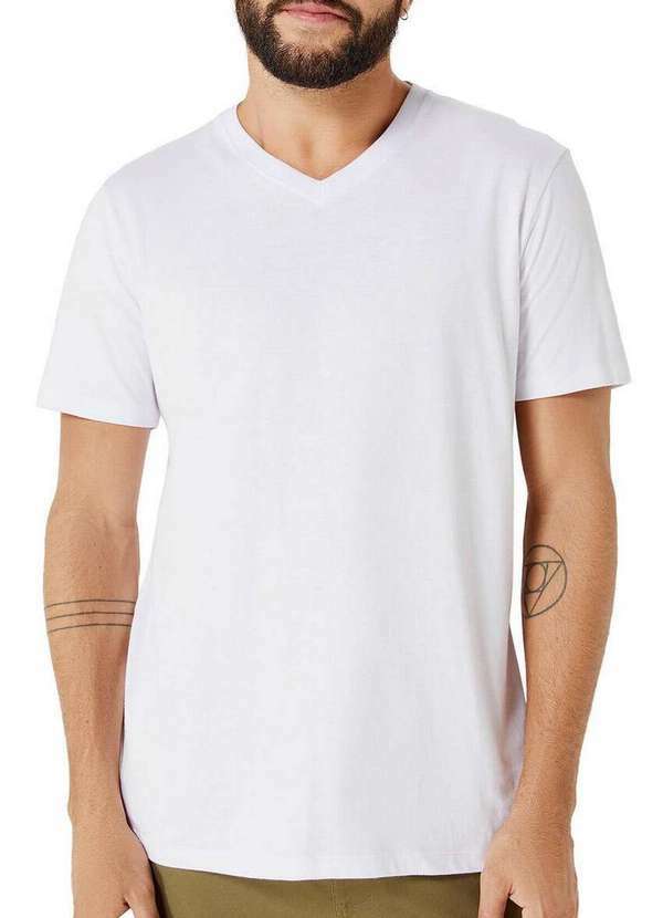 Hering - Camiseta Masculina Hering 022b Noa-Branco
