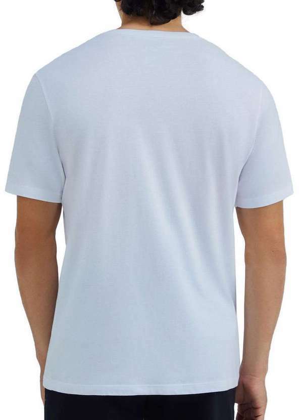 Hering - Camiseta Masculina Hering 140m N0a-Branco 2