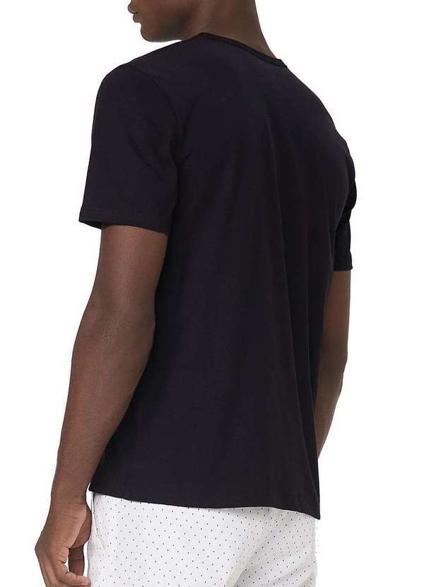 Hering - Camiseta Masculina Hering 0299 N10-Preto 2