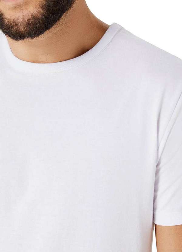 Hering - Camiseta Masculina Hering 0299 Noa-Branco 3