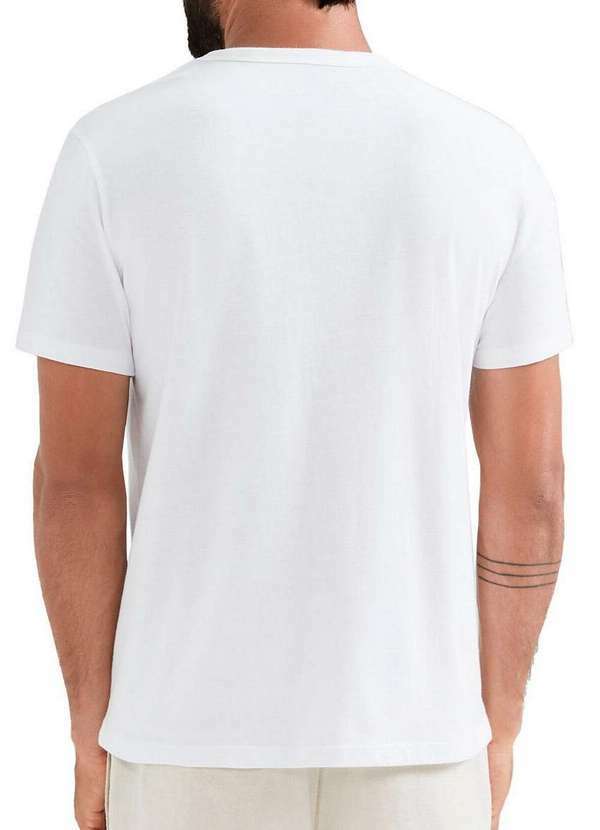 Hering - Camiseta Masculina Hering 4f87 15x-Branco 2